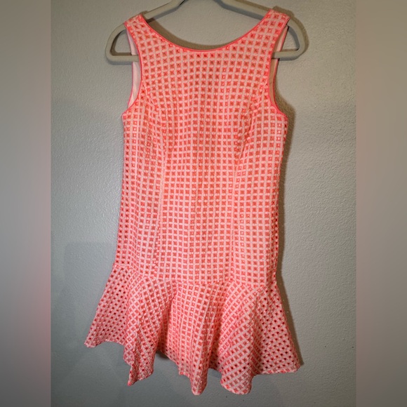 Spense Pink and White Embroidered Sleeveless Dress Size 8P - Picture 1 of 7